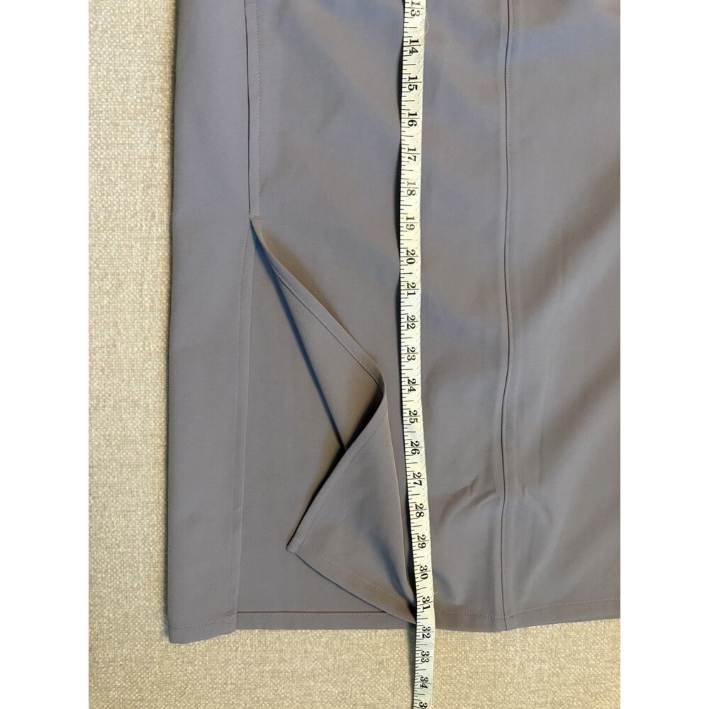 Athleta Stride Midi Skirt Women’s Small Violet Purple Elastic Waist Side Slit - Picture 11 of 11